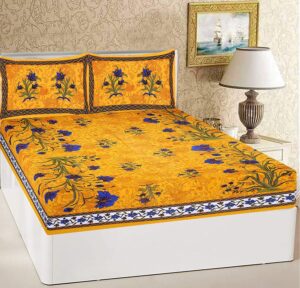 RajasthaniKart Jaipuri Double Bedsheet