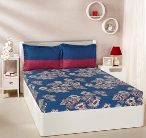 Solimo Floral Flakes Double Bedsheet