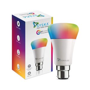 Syska 9-Watt Smart LED Bulb with Alexa