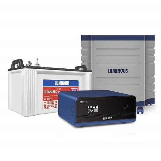 Luminous Inverter Battery Combo with Trolley for Home