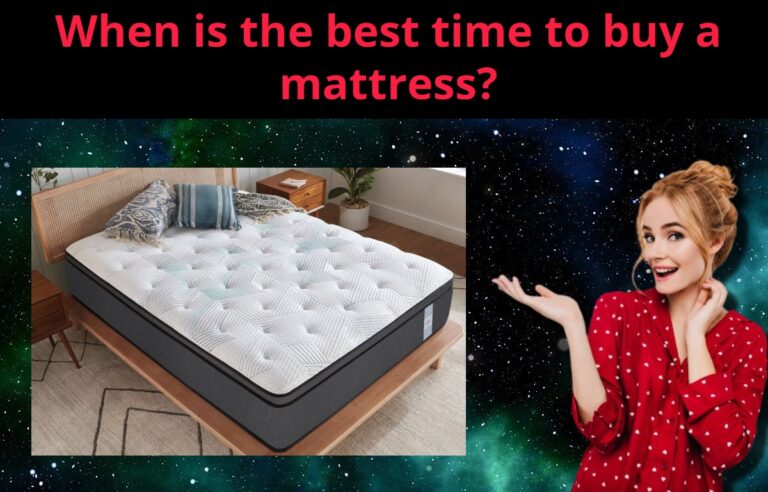 When is the best time to buy a mattress